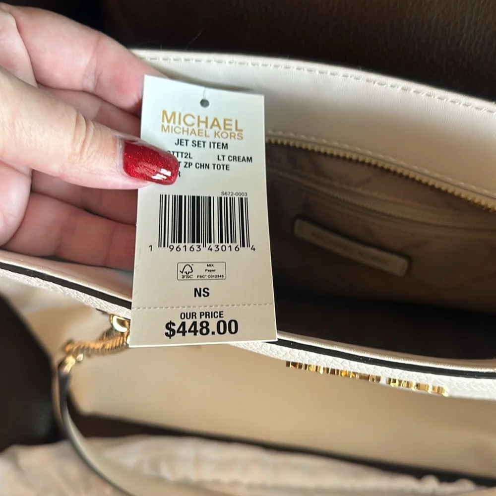 Michael Michael Kors Light Tan Shoulder Bag - Picture 4 of 5